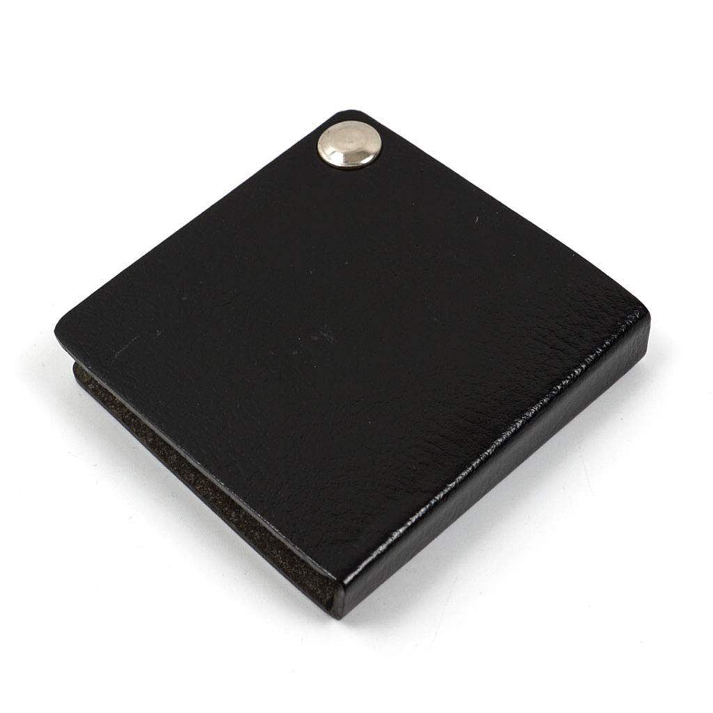 Lupa Plegable 3.5X Lupa de Mano Estuche de Cuero portátil de Mano
