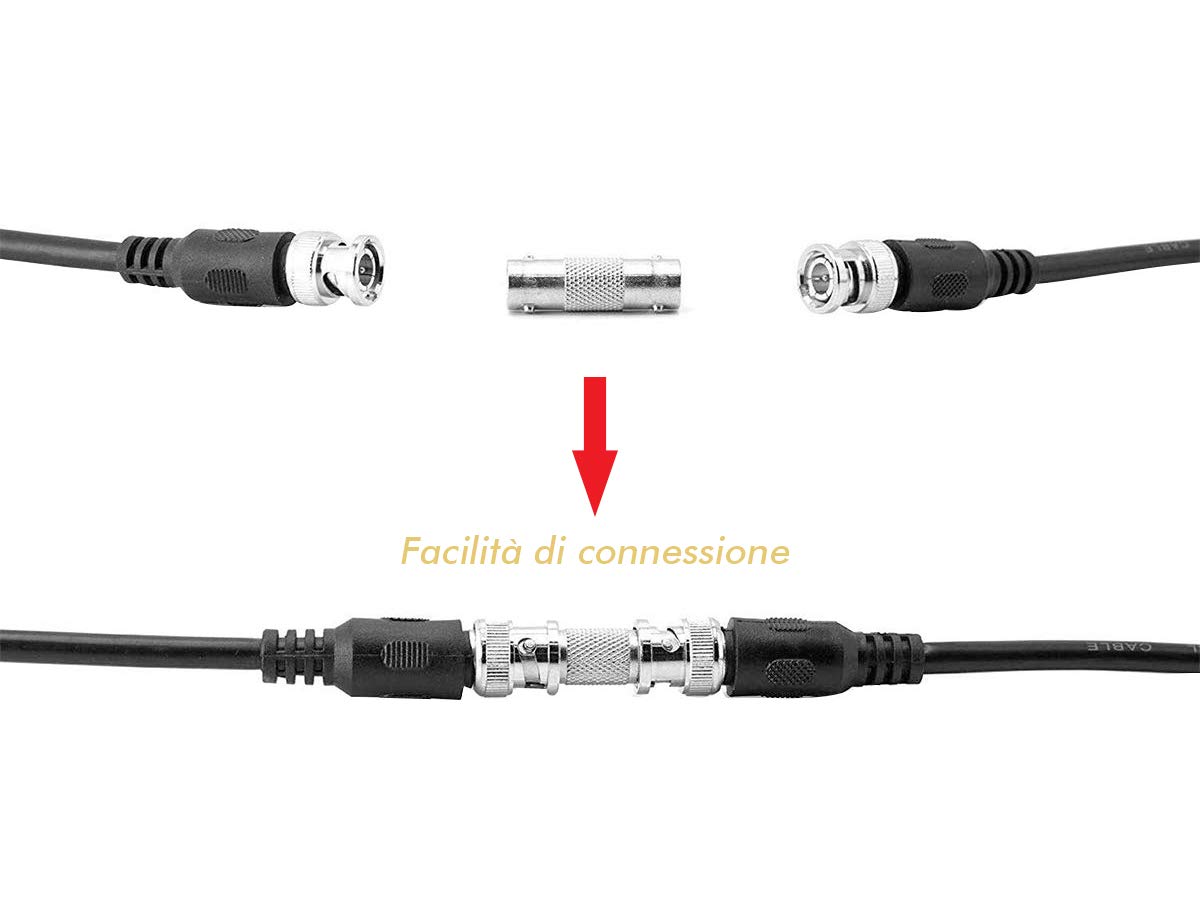 Splitter Rca Audio Cavo Splitter Audio RCA Oro - Da 2 Spine Maschio A 4 Prese Femmina, Per Hifi E Amplificatori Stereo Hifi