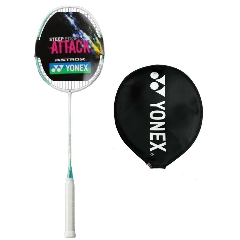 Yonex Astrox 01 Feel Pre Strung Badminton Racket (White/Mint
