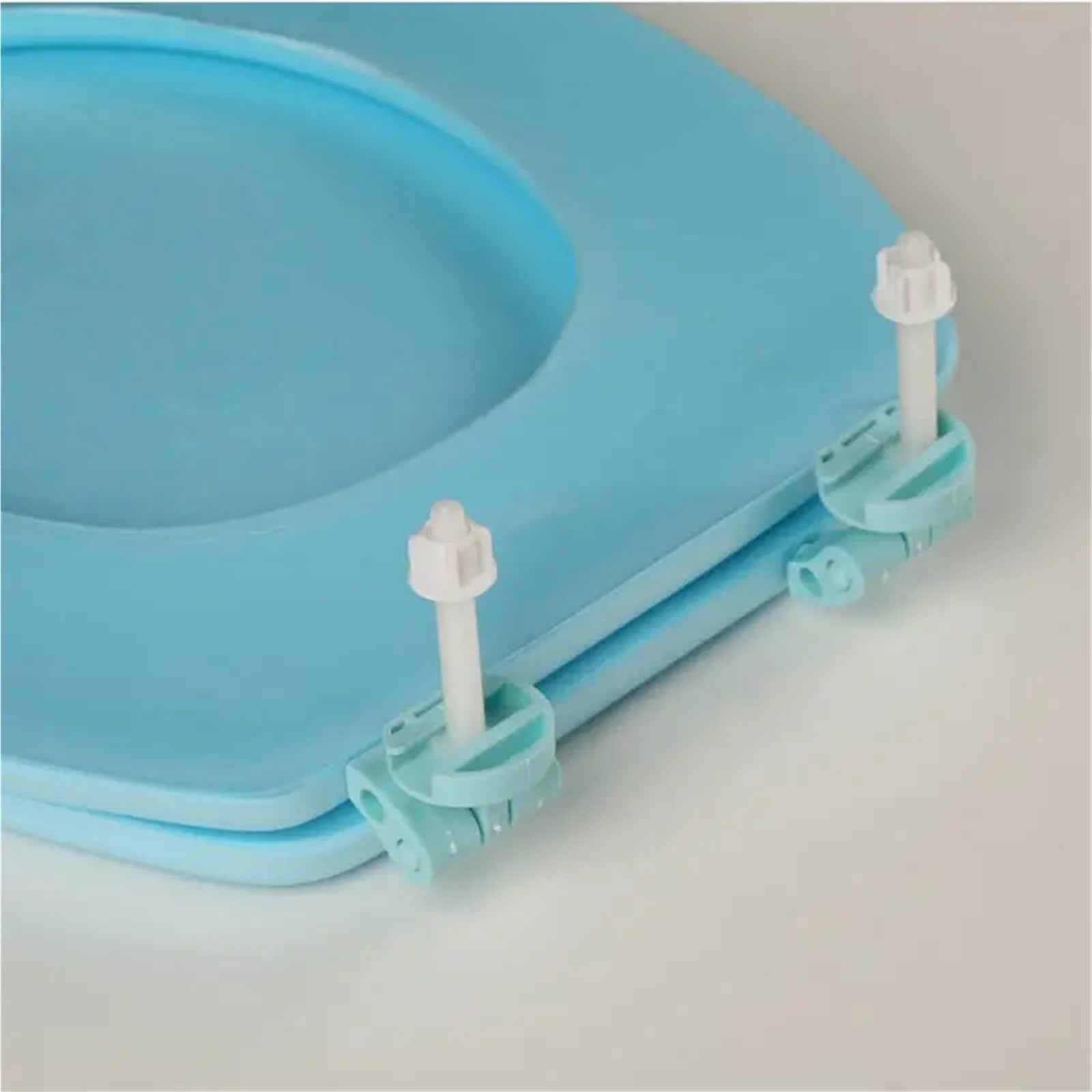 Tapa WC Asiento de Inodoro Ligero y Suave, Funda de Inodoro, Almohadilla Impermeable for Asiento de Inodoro, Almohadilla Impermeable y extraíble for Asiento de Inodoro, for el hogar(Blue)