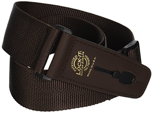 Lock It LIS006P2BRNBRN 2 Brown Polypro Strap