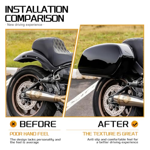 Alforjas duras para Low Rider | Compatibles con Harley Softail Low Rider ST FXLRST 2022-2024, Low Rider S FXLRS 2020-2024, Low Rider FXLR 2018-2020 miniatura 2