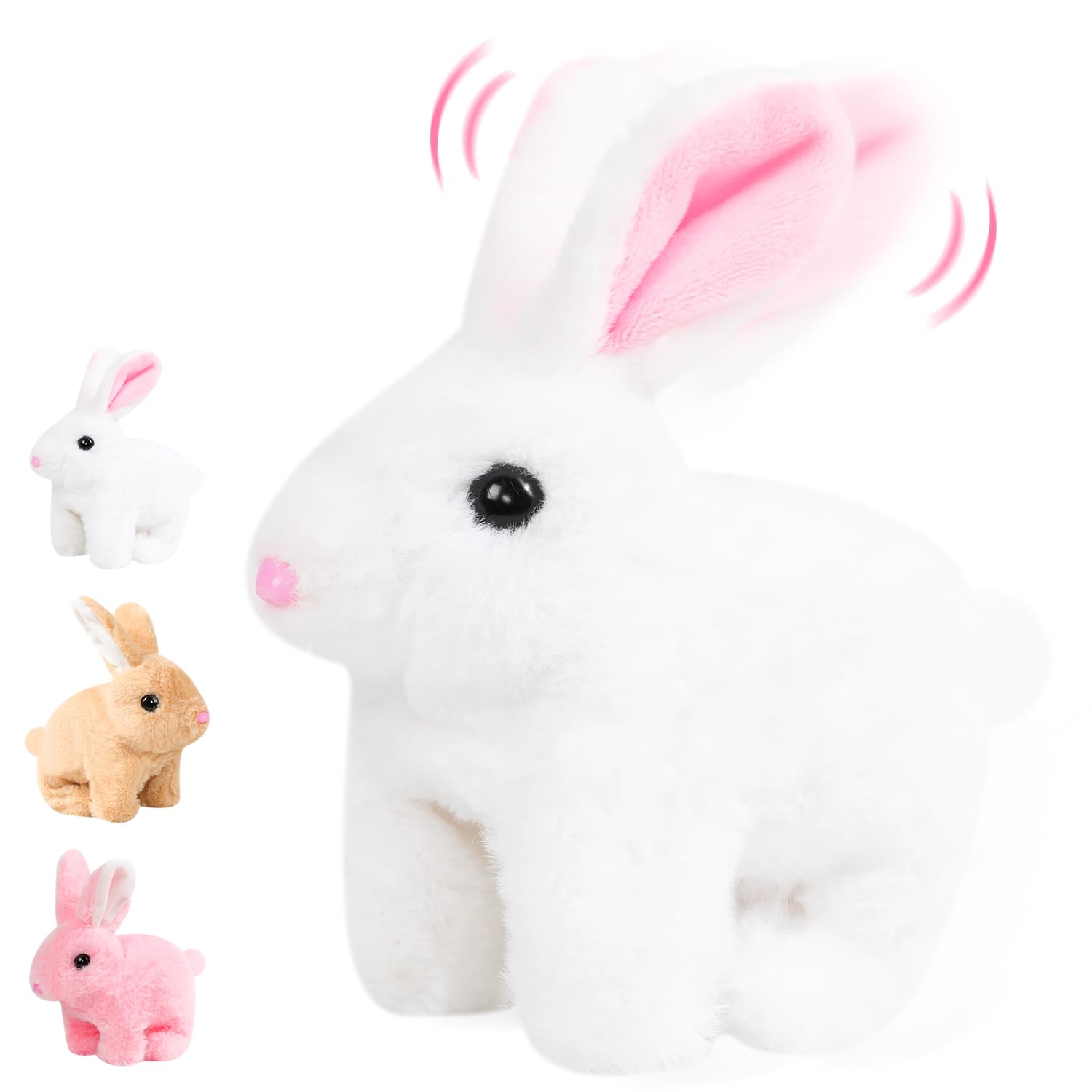 Amazon.com: Vizela Bunby Realistic Rabbit Toy,Easter Realistic
