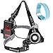 Nabance Rechargeable LED Lampe Running USB Lumière pour Course Étanche Lumière de Poitrine pour Course à Pied Confortable Lampe de Poitrine pour Jogging Course Pêche Randonnée Sports Extérieur