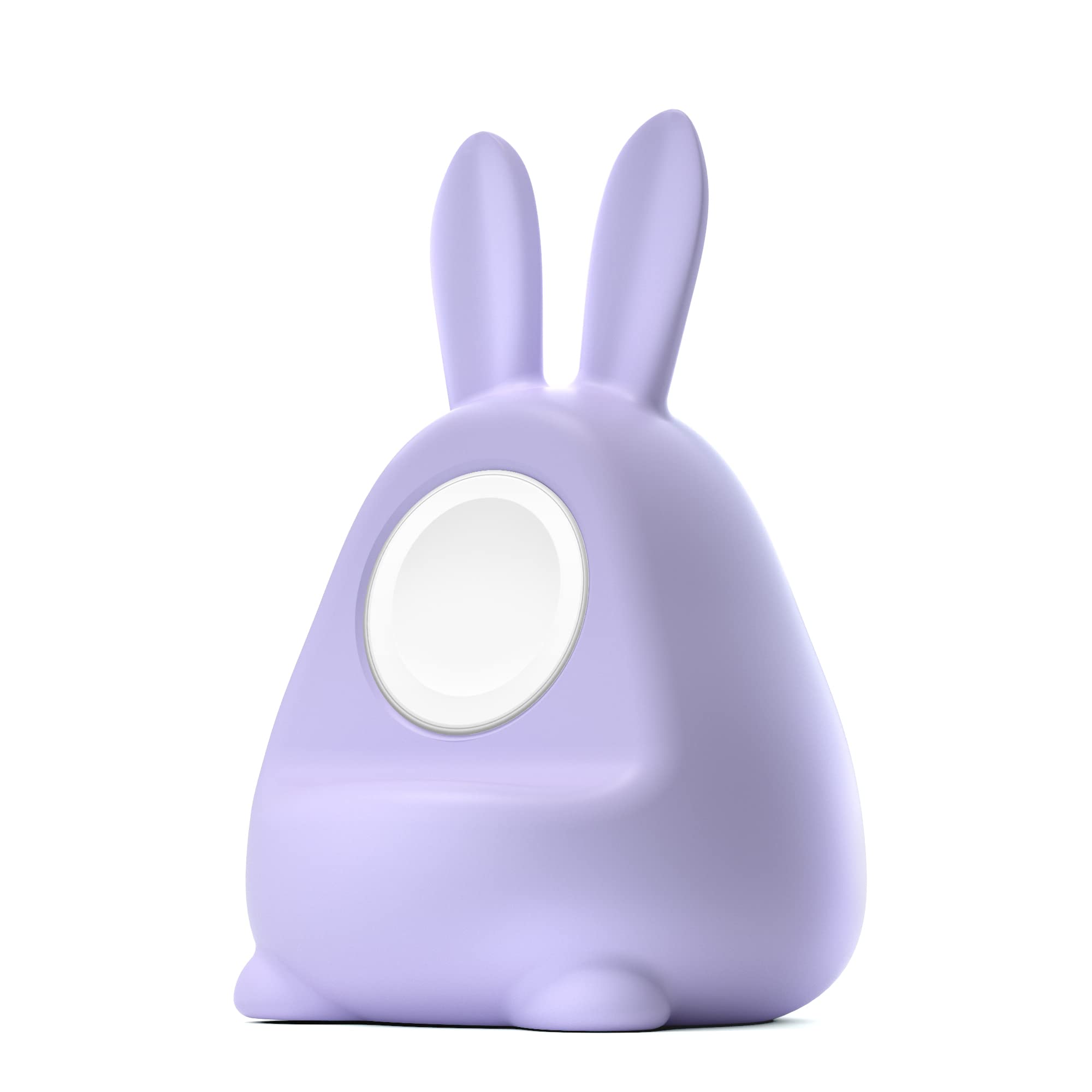 Supporto Per Caricabatterie Apple Watch – Dock A Forma Di Coniglio In Silicone – Modalità Comodino E Gestione Cavo - copertina
