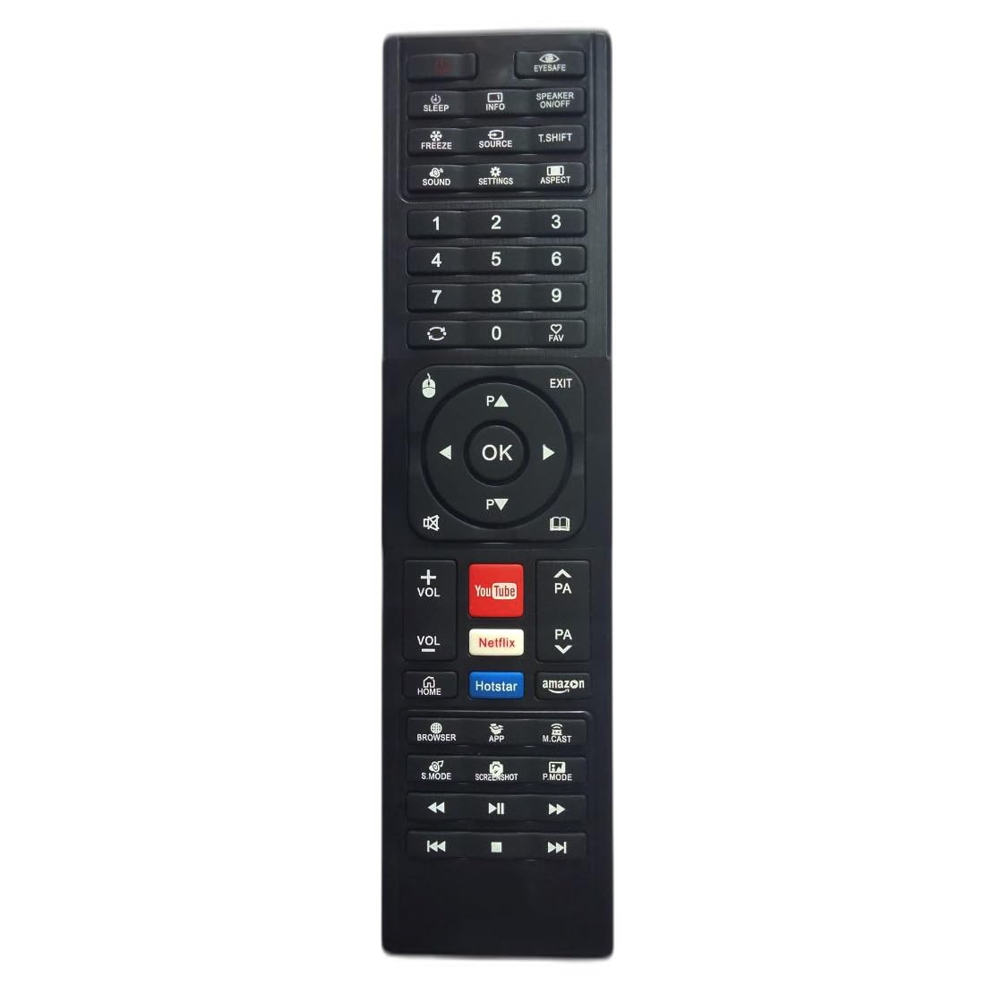 MASE® Replacement Remote Control for China Assemble Smart LED TV Remote (Only for Same Model)