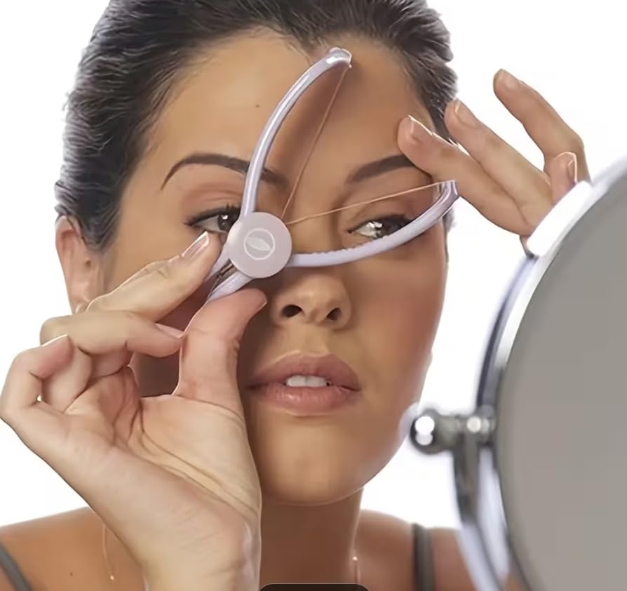 2 Spool X 300M Organica Organic Cotton Eyebrow Threading Thread - India - Dermaplaning Epilator Tool...