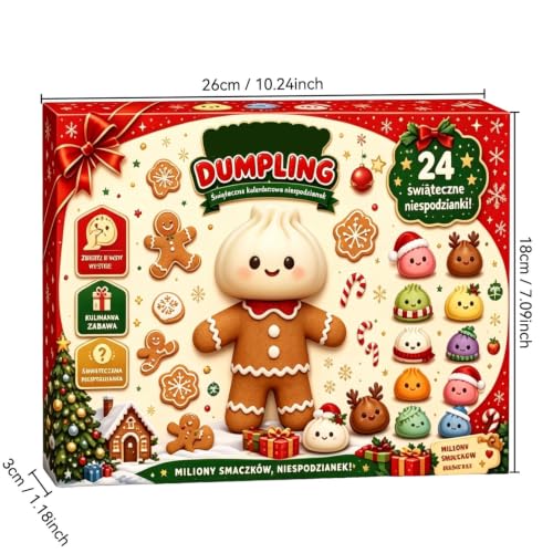 Christmas Squishies Dumpling Advent Calendar - 24 Mini Surprises - image 2