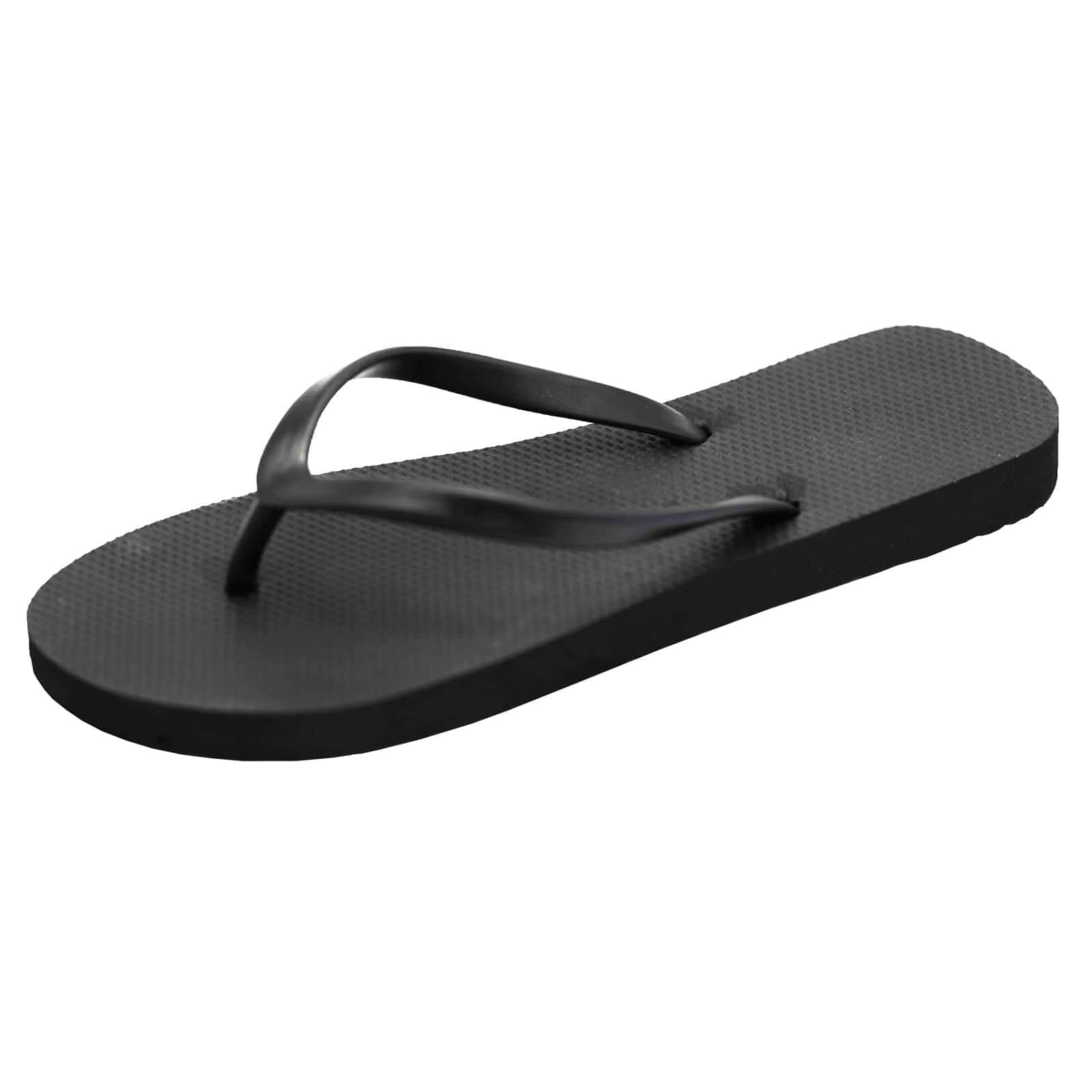 Slim Flip Flops for Women, Ladies Shower Slippers Flat Sandals for Summer Bathroom Beach Pool, Ultra Lightweight Basic Thongs Rubber Soft Slide Slip-on Shoes