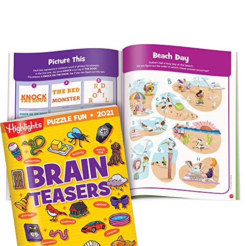 Highlights Puzzle Fun Collection 2021 4-Book Set