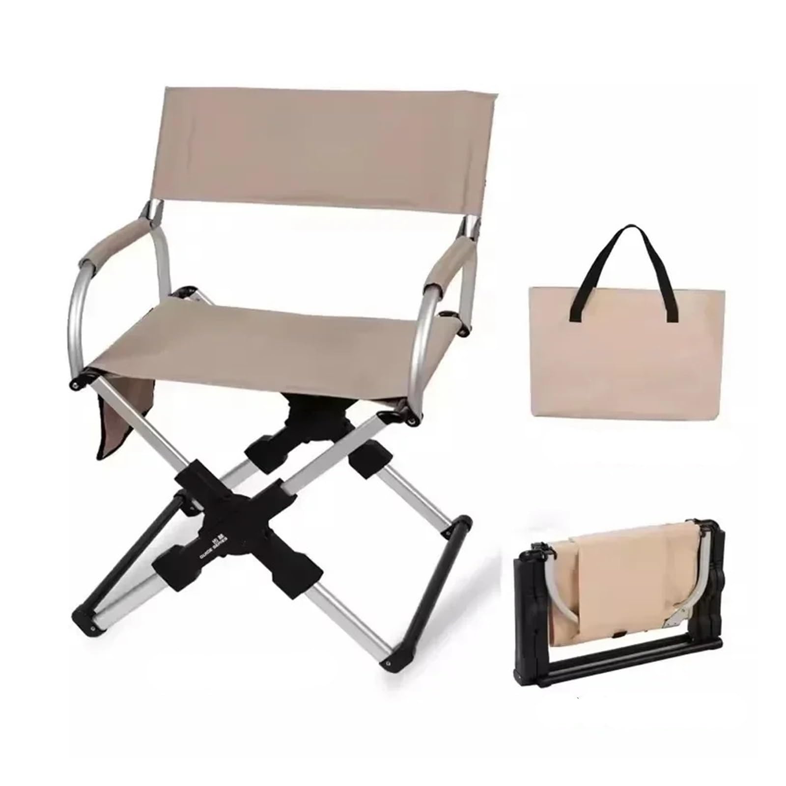 Chaise de camping en aluminium contre le mal de dos