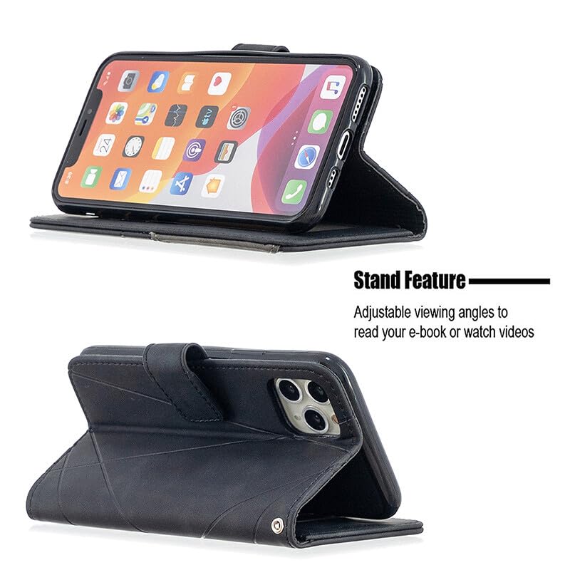 dla iPhone 13 mini (kolor: zielony) Trwały skórzany portfel Magnetyczne etui z klapką do gniazd kart telefonicznych