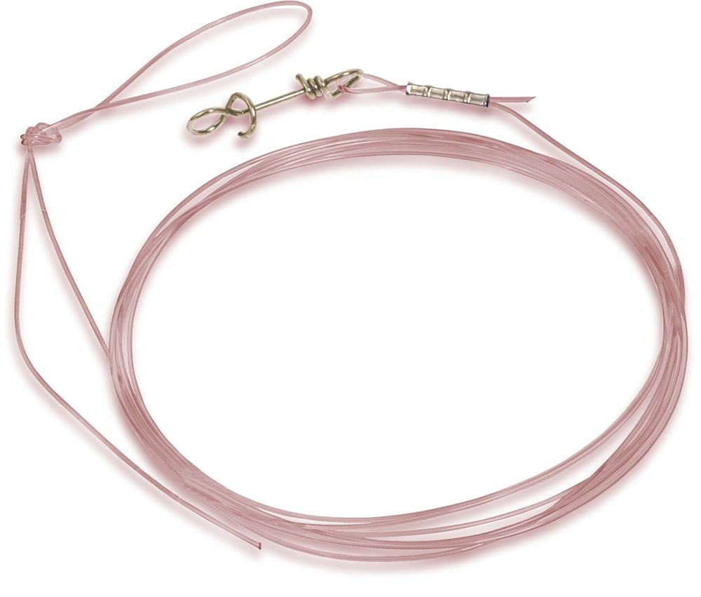 Rhino Premium Switch'n Easy V Fluoro Carbon Rig Sea Fishing Line with Swivel Fishing Accessories, Pink Champagne, 1.00m