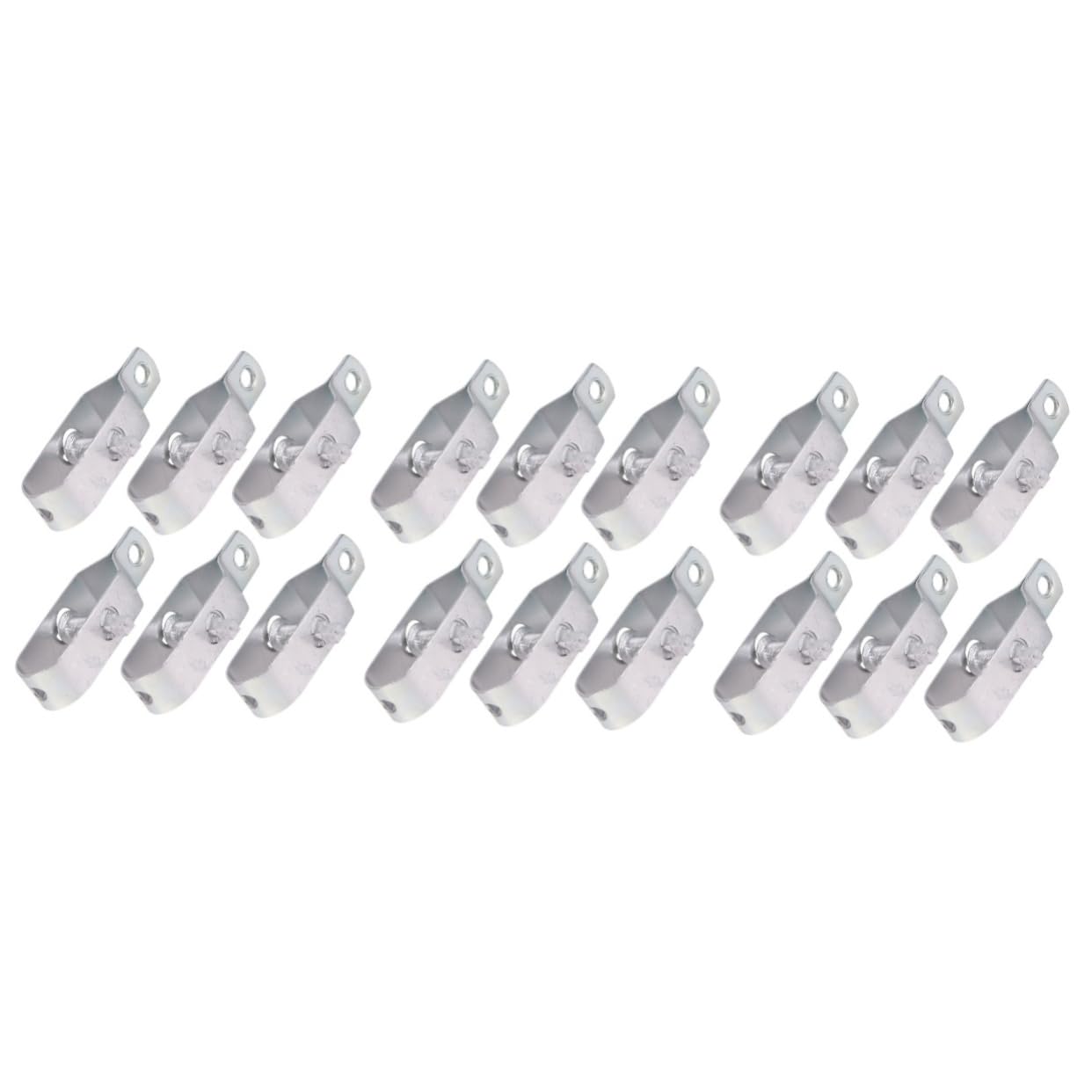 Alipis 3 Set Tendicavi in ​​acciaio Recinzione Portatile Tenditori Tensionatore Filo Acciaio Regolatore Filo Recinzione Tendifilo Tenditore Del Filo D'acciaio Fusione Silver 6 Pezzi * 3