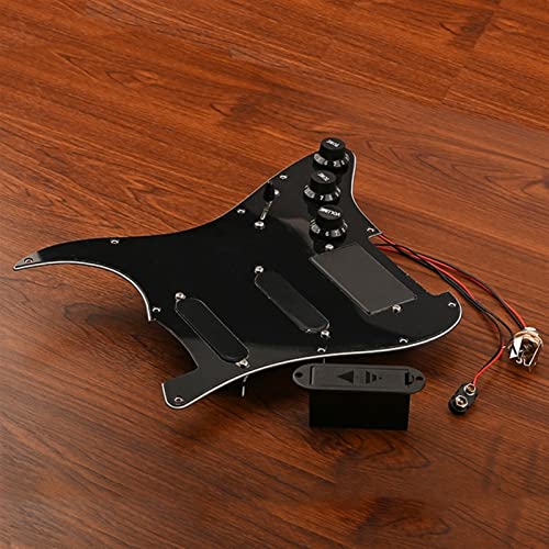 Pickguard chargé micros Pick-up Humbucking Chargé Pickguard-black, Ssh Kit De Ramassage De Guitare - Les Beatles, Paul McCartney, John Lennon, RIngo Starr, George Harrison Pickguard chargé micros Pick-up Humbucking Chargé Pickguard-black, Ssh Kit De Ramassage De Guitare – Image 7