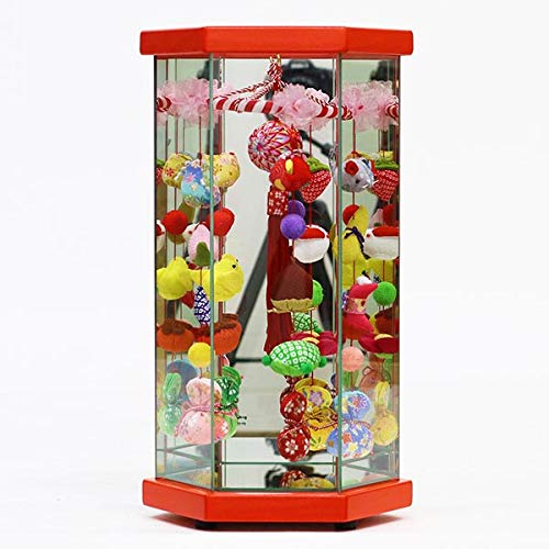 Amazon | つるし飾り 久月 さげもんケース入り 赤塗 小 吊るし雛 TRS-Q