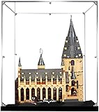 APRILA Acryl Vitrine für Lego 75954 Harry Potter Die große Halle von Hogwarts, Staubdichte Vitrine Transparente Schaukasten Aufbewahrungsbox für Modelle Sammlerstücke, 35 x 25 x 40CM (Nur Vitrine)
