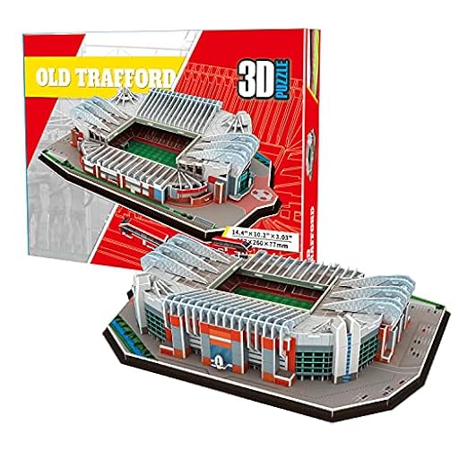 Georgie Porgy 3D Estadio de Fútbol Puzzles DIY Juguetes de Construcción Conjuntos (Estadio Old Trafford 138PCS) | Ya disponible en tu tienda friki favorita! En mundofriki.es!