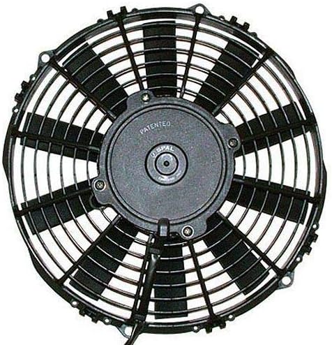 Cooling Fan 305mm Puller Type 2 E-7482 Engine Cooling Fan Universal Cooling Fan Electric AC Fan Automotive Replacement Engine Fan Kits for Car