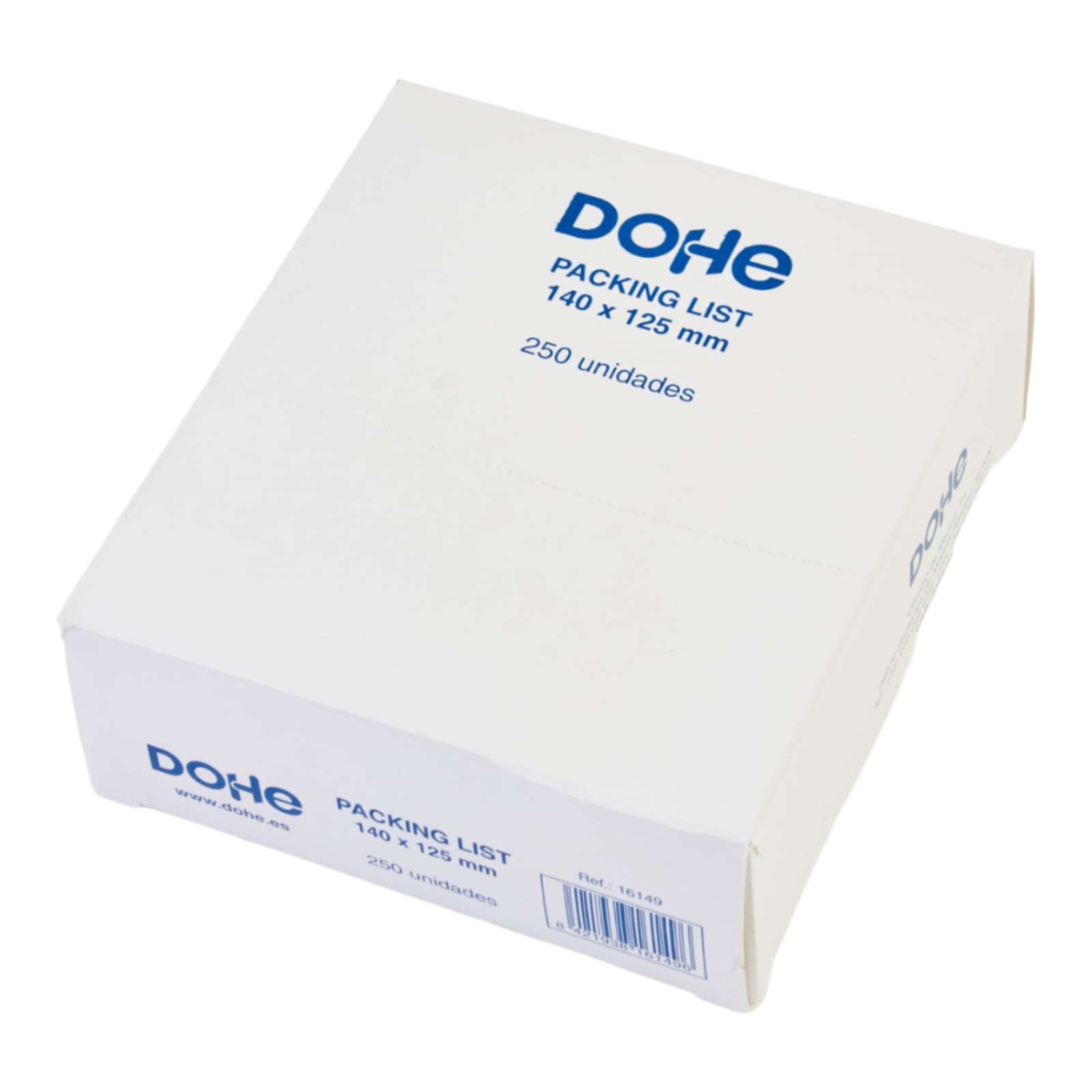 Dohe - Packing List 140x125 mm (1.000 uds.) | Sobres Transparentes de Plástico, Envío de Documentos, Transporte y Logística, Autoadhesivos Resistentes