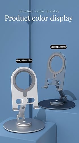 Miniatura 3 de AmnOoL Soporte de teléfono móvil de aleación de aluminio de aviación, utilizado para oficina y ver películas, se puede utilizar con cargador