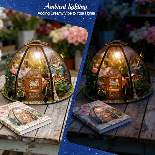 Soothee Night Garden Greenhouse Book Nook Kit thumbnail 4