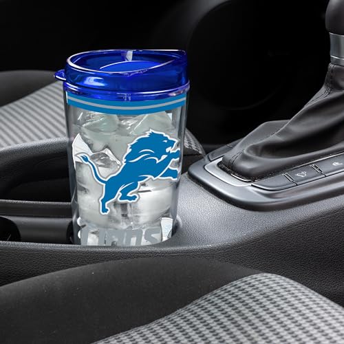 Image of Rico Industries NFL Football Detroit Lions Double Wall 20oz Tritan Tumbler