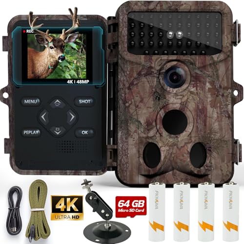 Photo 1 of NEW VIEW Trail Camera - 4K 48MP Game Camera with Night Vision Waterproof IP66