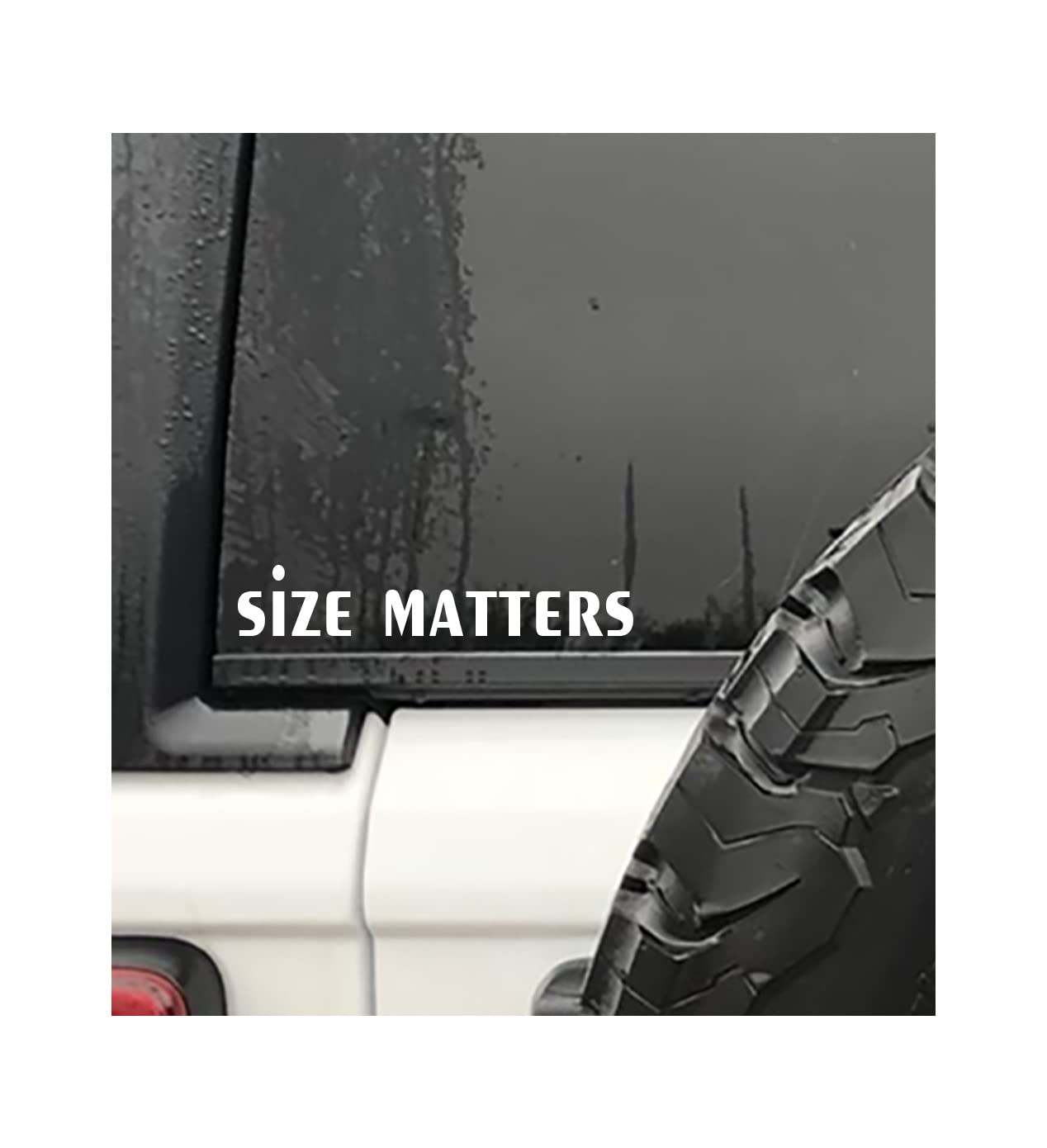 Size Matters Vehicle Decal CAR Truck Window Bumper Sticker Racing Drift Boost Low Euro Illest JDM KDM Funny Slammed