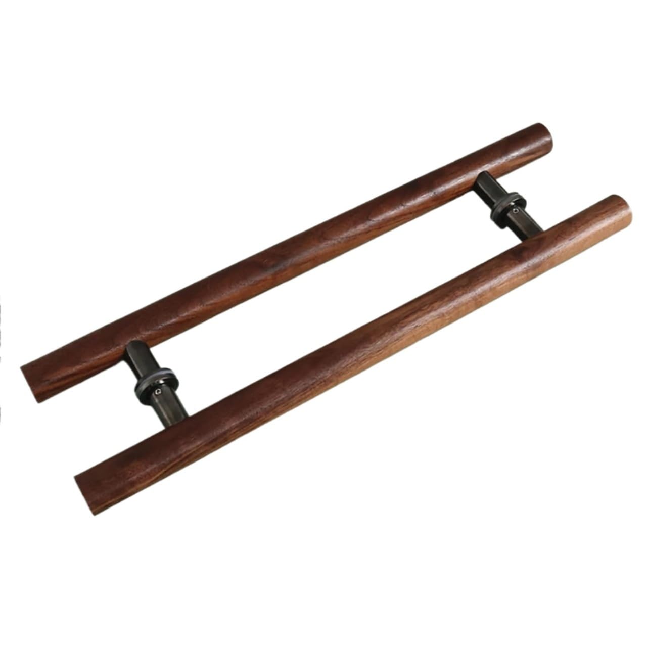 vfdaSWQQ Door handle, Modern for Entryway Heavy Duty Commercial Door Handle，Double Sided Wooden Push Pull Handle(L:80cm(31.4in)/50cm(19.6in))