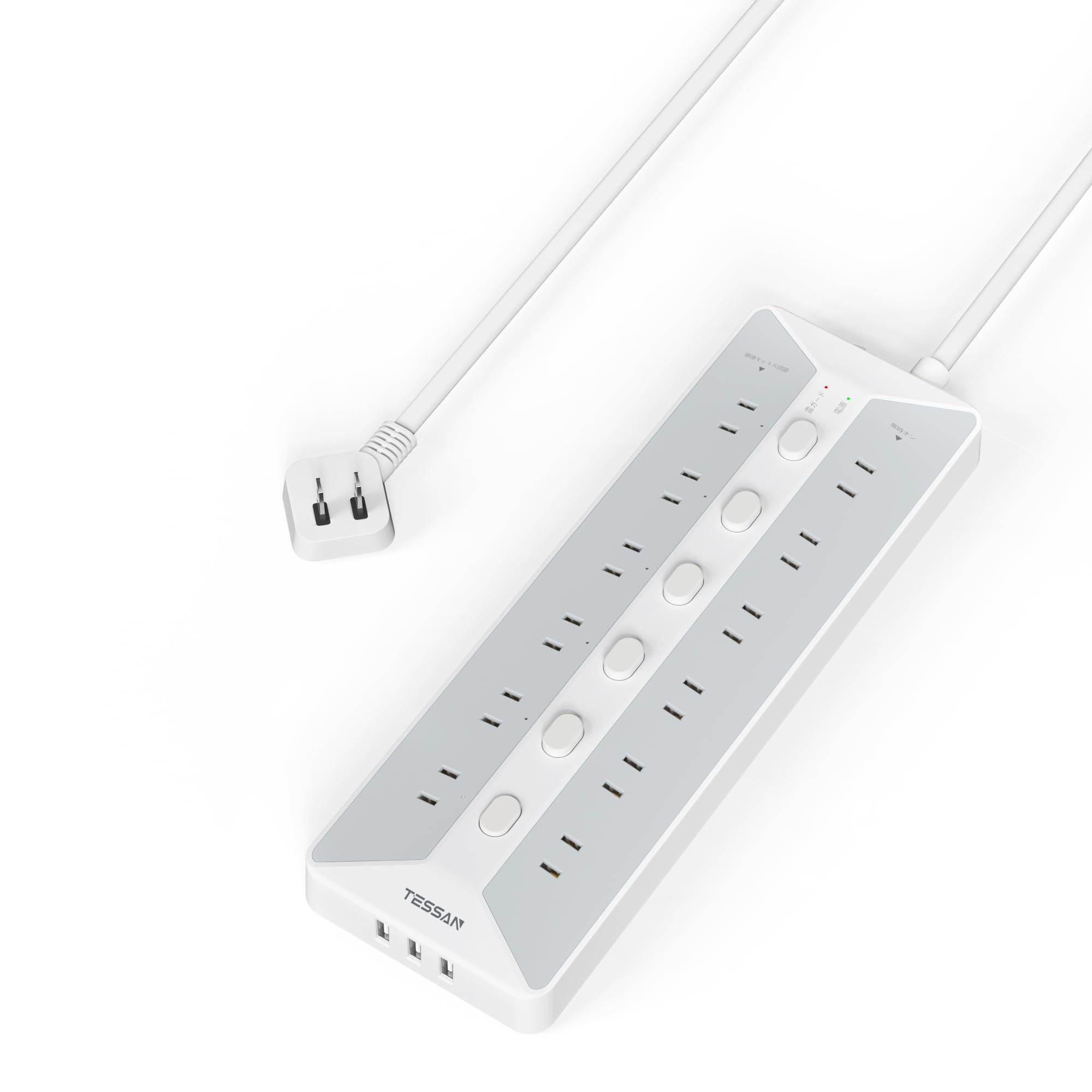 Amazon.co.jp: 電源タップ スイッチ付き 延長コード 2m 薄型プラグ usb Amazon.co.jp: 電源タップ スイッチ付き 延長コード 2m 薄型プラグ usb