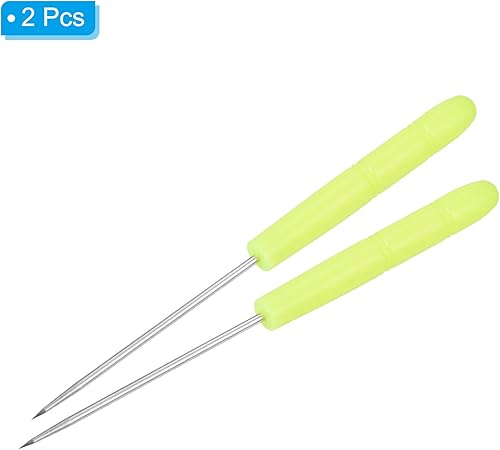 Miniatura 3 de PATIKIL Raqueta de bádminton que ata el punzón, raqueta de tenis de cuerda recta punzón guía herramienta