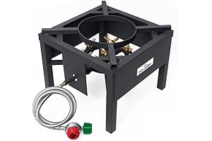 Jet Burner 23 Tips Outdoor Afgan Kazan Propane Gas Cooker for Camping and Tailgating