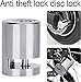 ZECHAO Disc Brake Lock,Zinc Alloy Security Disc Brake Wheel Lock with 2 Keys for Bike Motorbike Scooter Mountain Bike Anti-Theft Lock Anti-Theft Lock