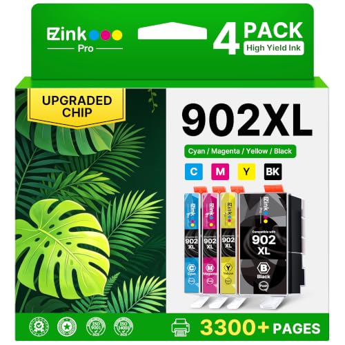 Image of 902XL Ink Cartridges for HP Printers Compatible for HP 902XL Ink Cartridges