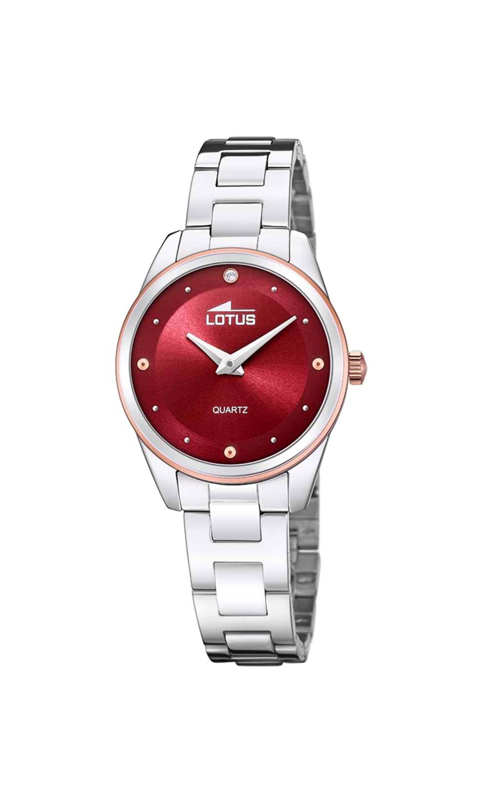 Lotus Reloj Mujer AnalóGico De Acero Inoxidable 316L Plateado - Movimiento De Cuarzo - Cristal Mineral De Alta Resistencia - Resistente Al Agua 5 Atm - Special Prices 18795/6-image