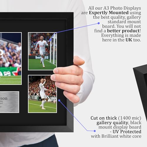 HWC Trading FR A3 James Maddison Tottenham Hotspurs Printed Memorabilia Signed Autograph Photograph Display for Football Fans and Supporters - Image 4