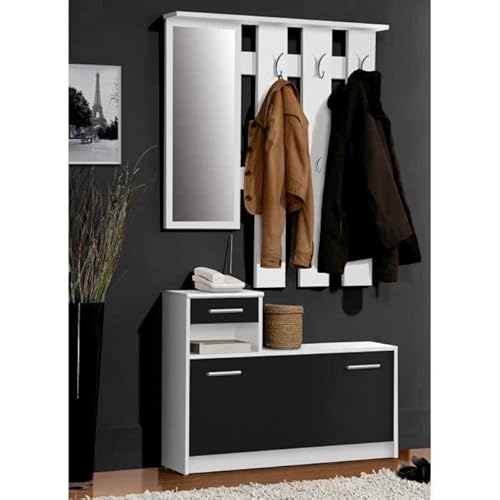 finlandek vestiaire peili 180cm Noir Blanc Cover