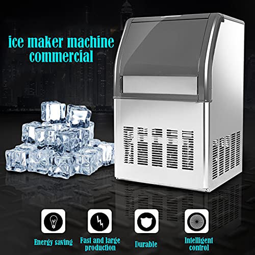 MHGD Arbeitsplatten-Eismaschine, weiches EIS, tragbarer Eiswürfelbereiter, Arbeitsplatte, Eismaschinen aus Edelstahl… – Bild 5