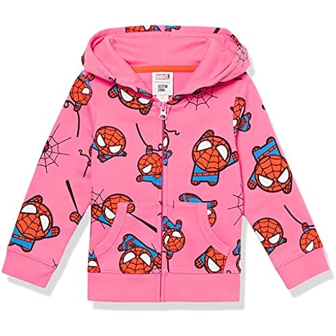 Amazon Essentials Disney Marvel Star Wars Frozen Princess Sudaderas de Forro Polar con Capucha y Cremallera Niña Cover