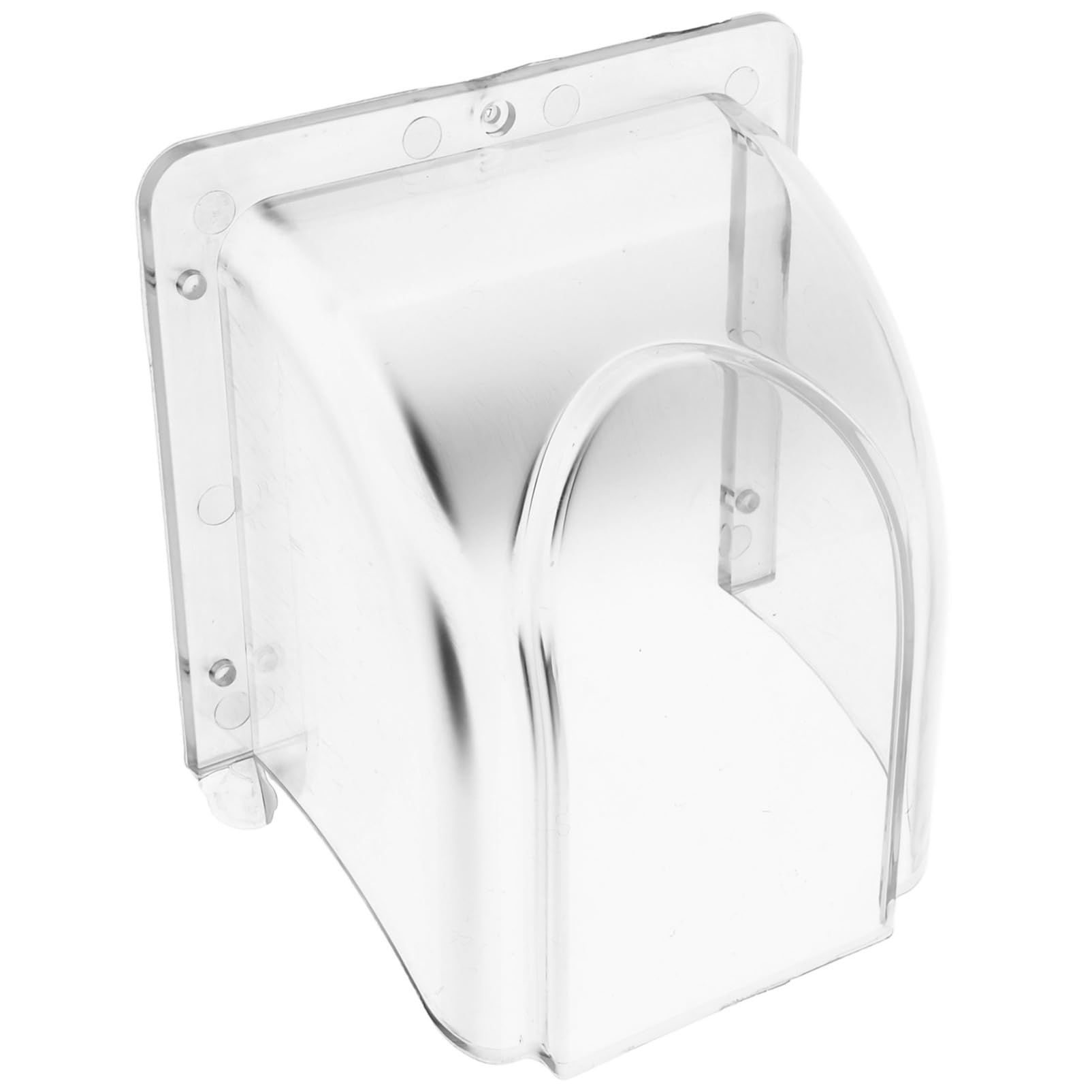 UKCOCO Doorbell Cover Waterproof Rain Shelter Protector for Outdoor Doorbell Access Control and Fingerprint Devices Transparent Weather Resistant Shield 5.51X4.92X3.26 Inches