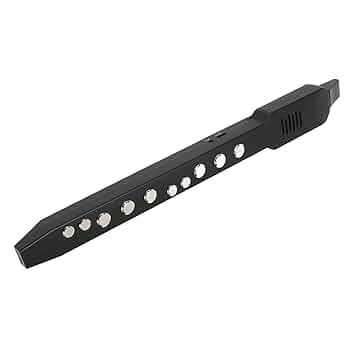 Digital Wind Instrument MIDI Connectivity 10 Tones Rechargeable Mini Electronic Wind Instrument With 12 Accompaniments Black