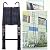 6.2m (20.3FT) Telescopic Ladder Foldable Aluminum Telescoping Extension Ladder with Detachable Hook, Safe & Compact 330lb Load Capacity EN131 Certificate for Home Office Outdoor