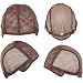 TANYAWIGS Small Light Brown Superfine Wig Cap for Making Wigs With Adjustable Strap And Spare Combs Easy DIY Swiss Lace Perfect Fit(Light Brown 21.5 Small)