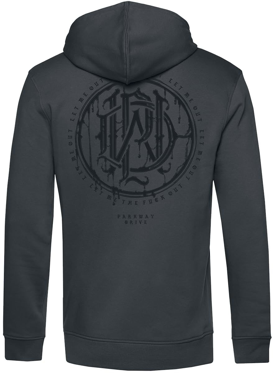 Parkway Drive Glitch Männer Kapuzenpullover Charcoal Band-Merch, Bands