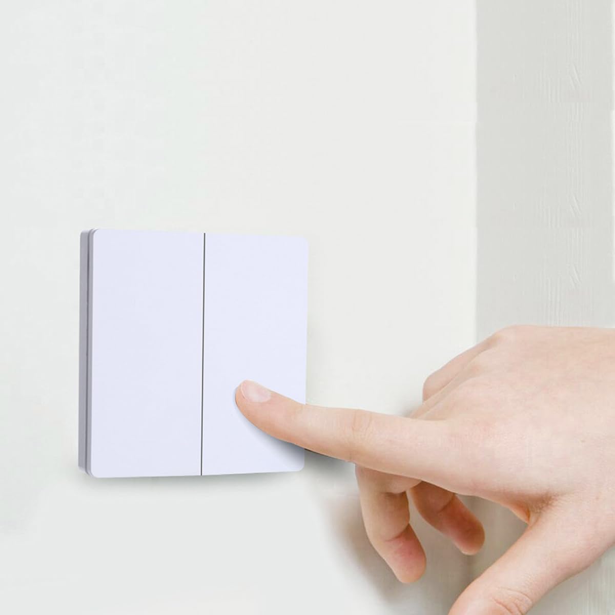 IP54 Waterproof Wireless Light Switch Kit Remote Control No in-Wall Wiring Required Up to 100ft Range Programmable for Ceiling Fans Lamps Easy to Install 1 Three-Way Switch + 3 Receiver