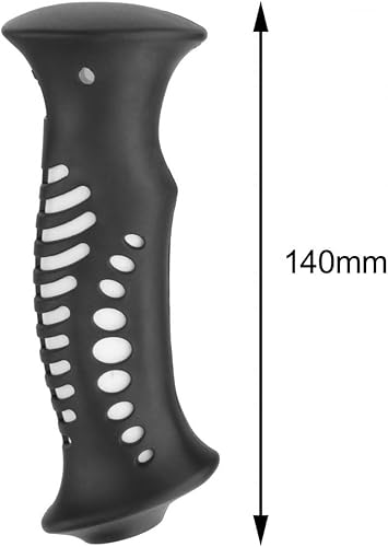 Miniatura 4 de misppro Mango de repuesto para bastón de senderismo, 0.709 in, negro, ligero, antideslizante, fuerte y recto para montañismo