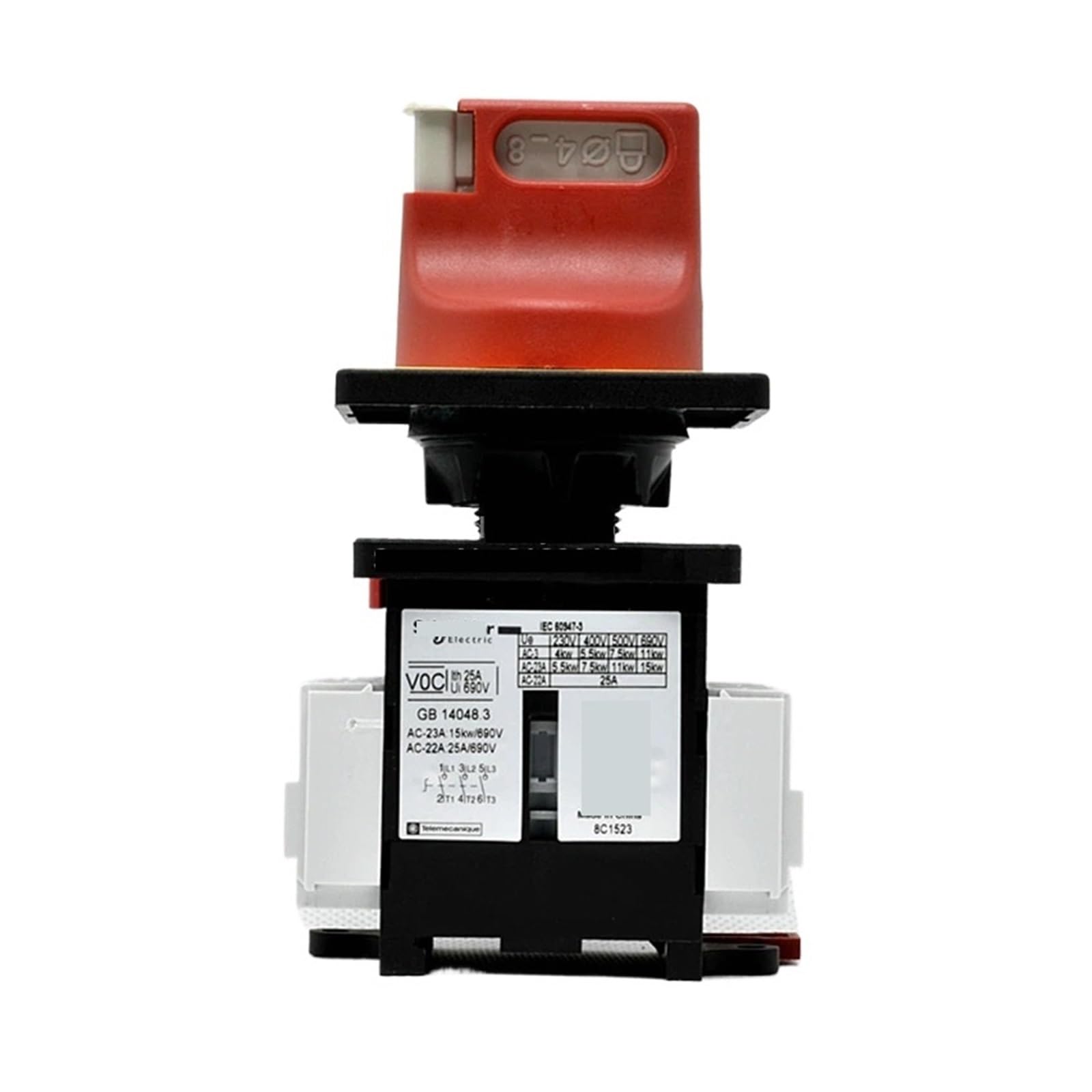 Interruptor de aislamiento VCD0C Schneider 25A 3P V0C KCD1PZC para cuadros eléctricos