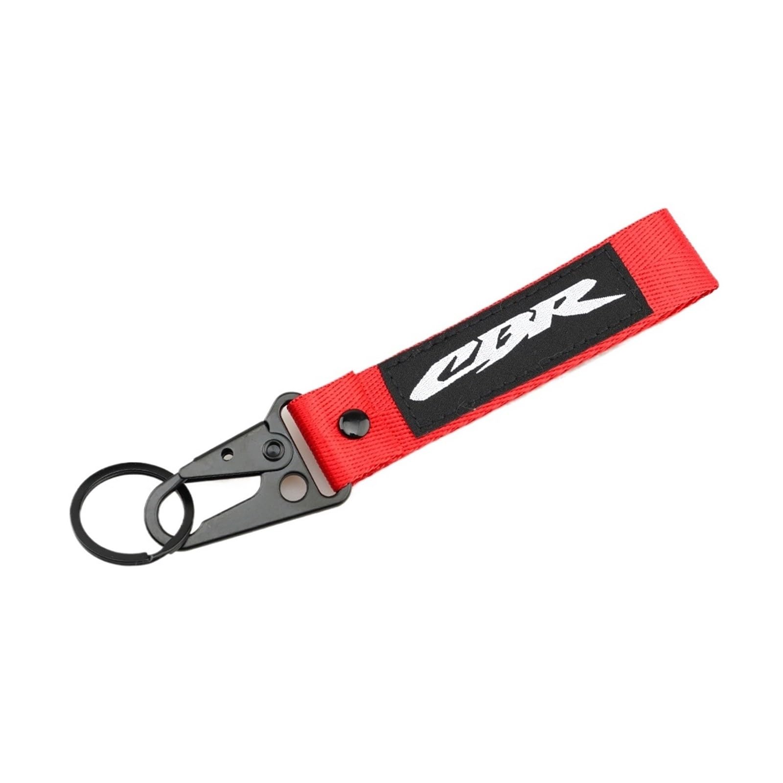 MsDizi Compatible With CBR 125R 600 F4i 650F/R 1100XX 1000F CBR 600 954 1000 RR Motorcycle Accessories Embroidery Keychain Keyring(Red)
