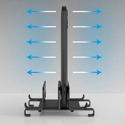 Miniatura 3 de Vertical Laptop Stand Holder, Laptop Holder with Adjustable Dock, 3 in 1 Computer Stand Desktop Laptop Holder for LaptopTablet